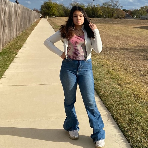 Free People CRVY Robyn High-Rise Flare Jeans - Picture 2 of 10